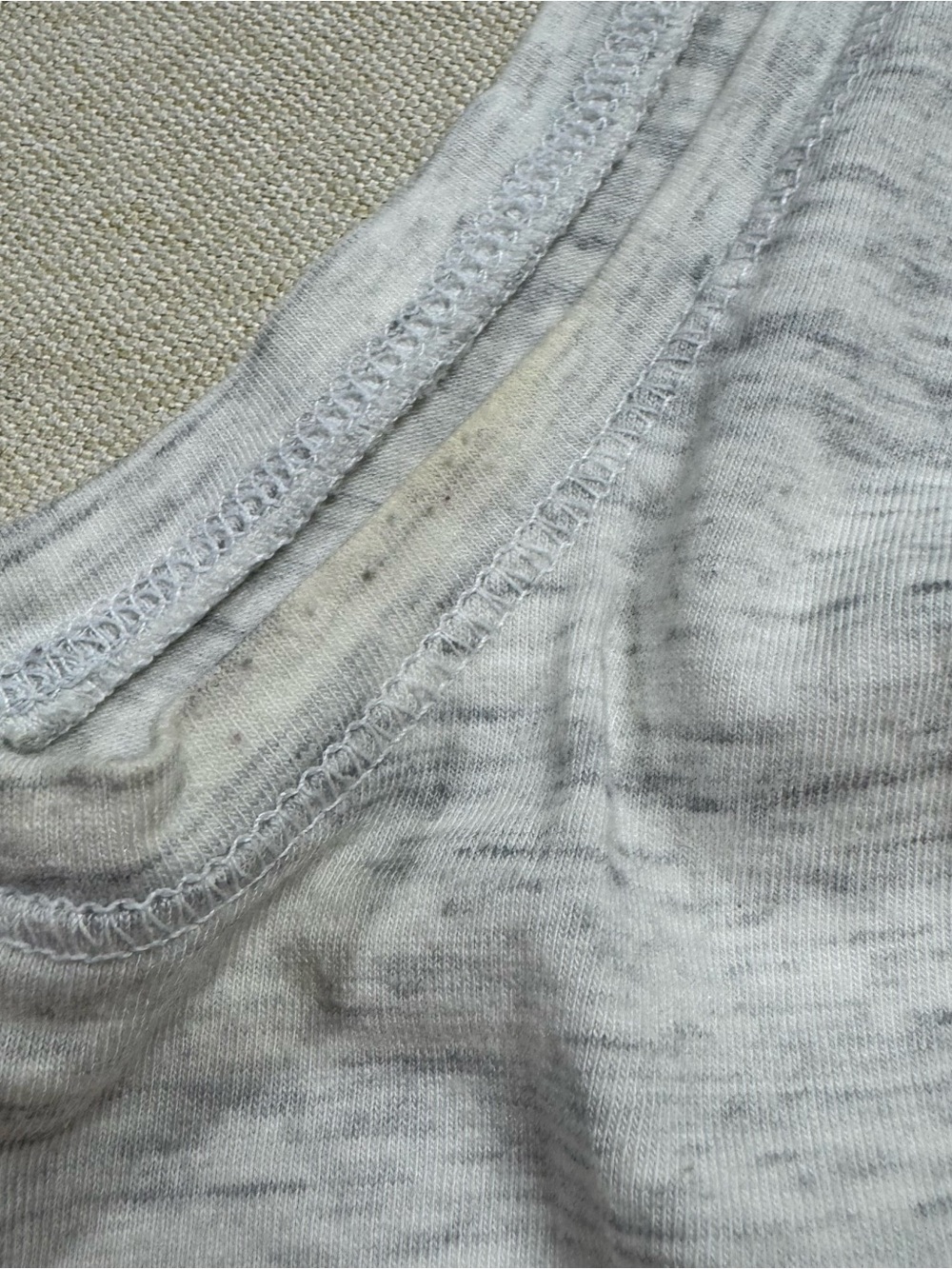 Core 10 Gray Twist Front Tank Top Sleeveless Athletic Yoga Size M - Picture 4 of 7